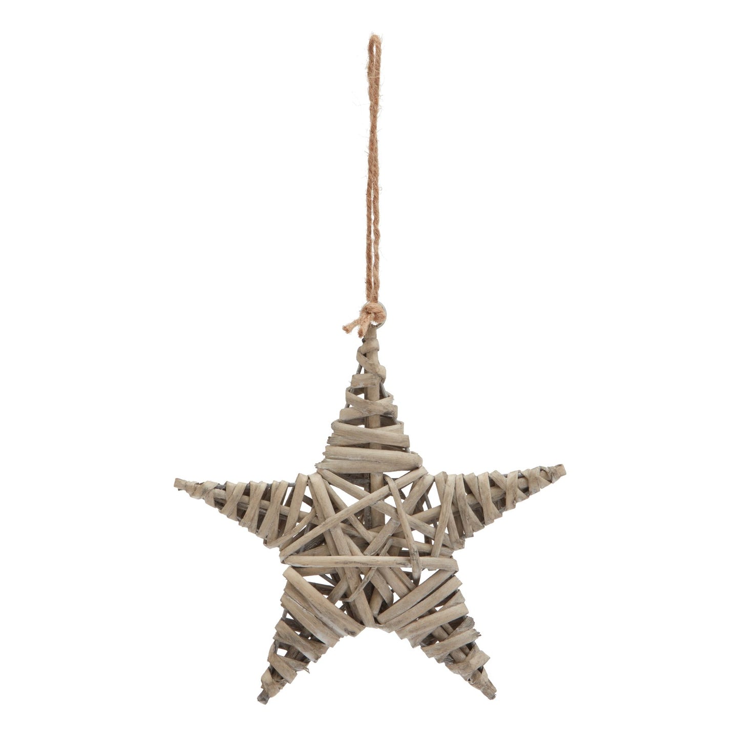 Wicker Star Medium Decoration